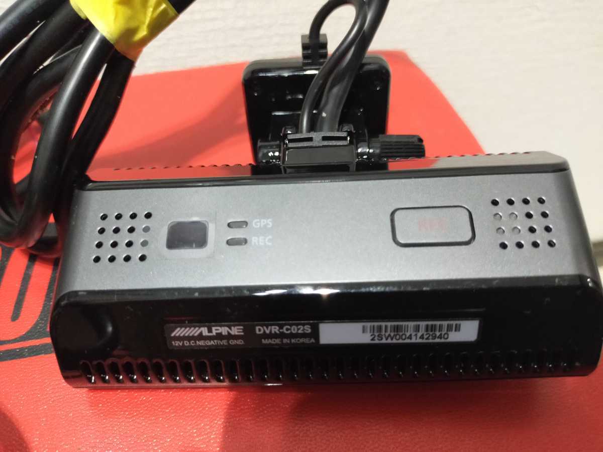 アルパイン ALPINE ドライブレコーダー dvr-c02s 動作確認済 KCE-250iV