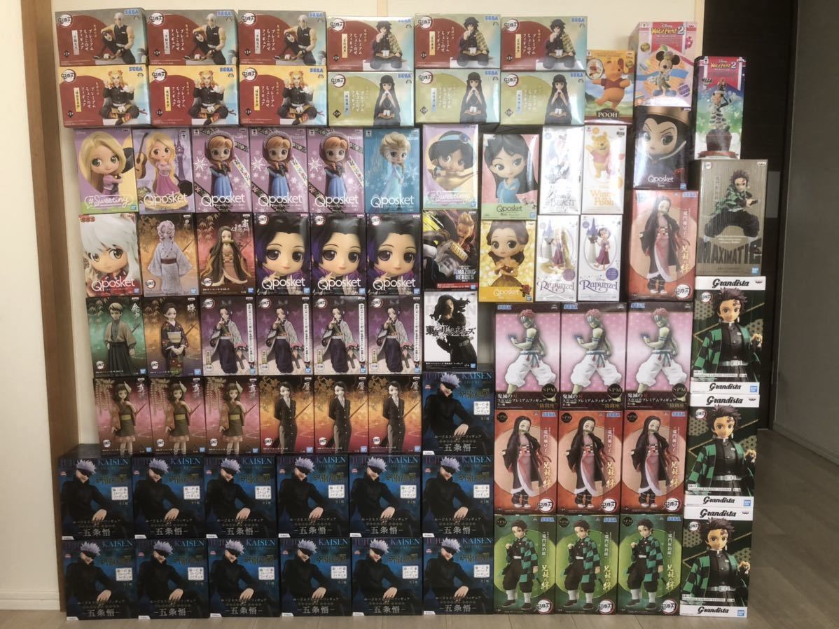 鬼滅の刃 呪術廻戦 ディズニー 僕のヒーローアカデミア フィギュア 76個 大量まとめセット Qposket ちょこのせ Grandista その他 売買されたオークション情報 Yahooの商品情報をアーカイブ公開 オークファン Aucfan Com