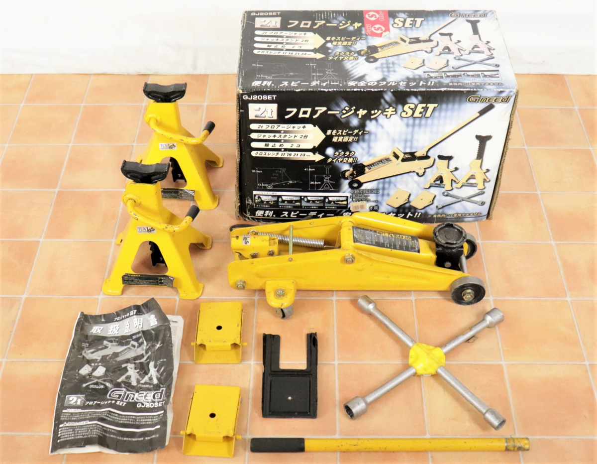 Gneed GJ20SET ジーニード 2t フロアージャッキ SET セット 箱付き 4t 