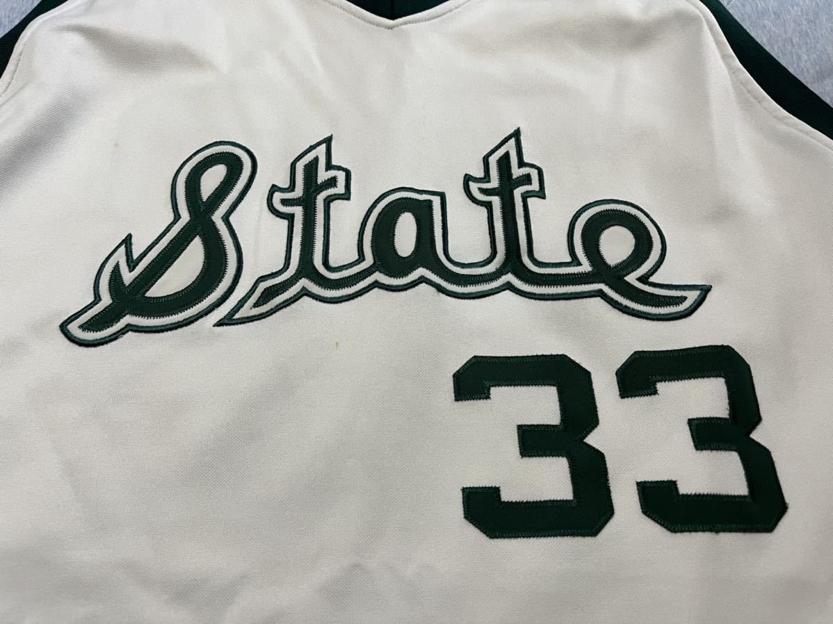 ★未使用　NBA マジック・ジョンソン　ミシガン州立大学　ユニフォーム　NCAA NBA NCAA MAGIC JOHNSON Michigan state jersey マジック ジョンソン