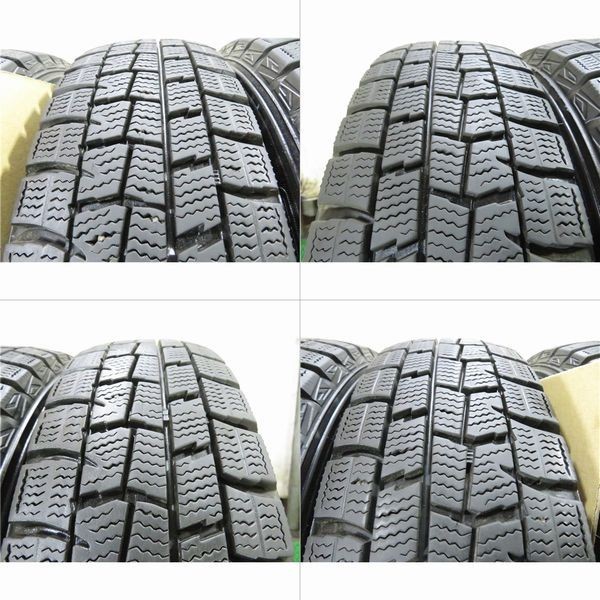 2018年製 8分山 ダンロップ WINTERMAXX WM01 155/65R14/SEIN 4.5J 4H 100 +45 Φ67/4本 F_Q_113