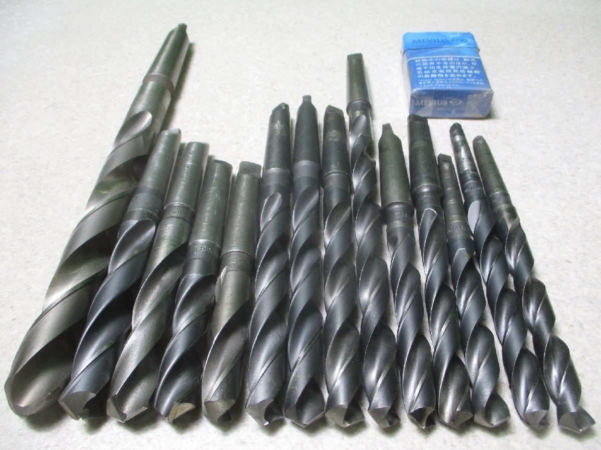 人気定番，高品質 ツ孝a559 NACHI コベルコ 鉄工用ドリル テーパーシャンクドリル &phi;13.5 24mm MT1 3 全長約160 350mm 14本セット(消耗品)｜売買されたオークション情報、yahooの商品情報をアーカイブ公開 - オークファ 鉄工用