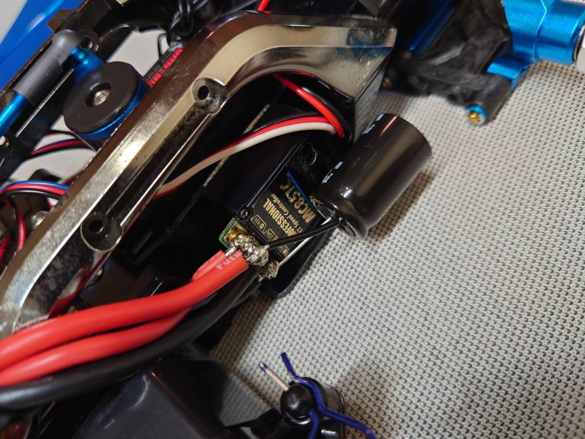 タミヤ M-05 | PROフルオプション APPS オマケ付き フルセット TAMIYA PRO 1⁄10 さ*こ様 電動RC 公式 組立済 M05PROブルーメッキバージョン中古品オプションパーツ (自動車