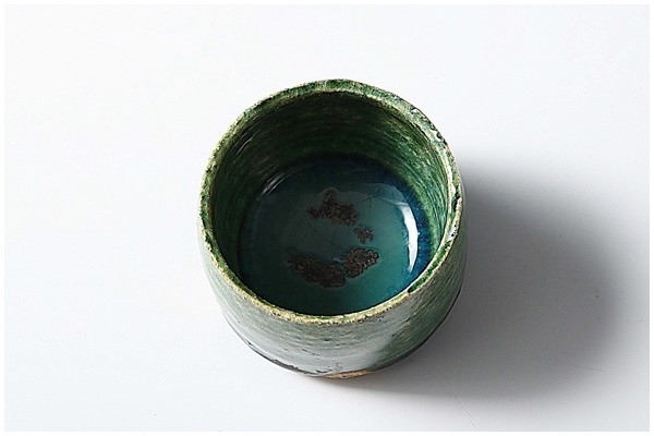 魯山人 織部 さけのみ 杯 ぐい呑 盃 酒器 茶器 茶杯 人間国宝 北大路
