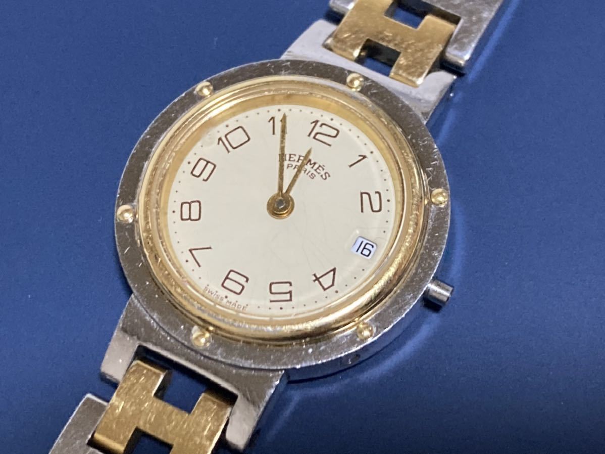 514 エルメス 腕時計 エルメスクリッパー クォーツ HERMES レディース