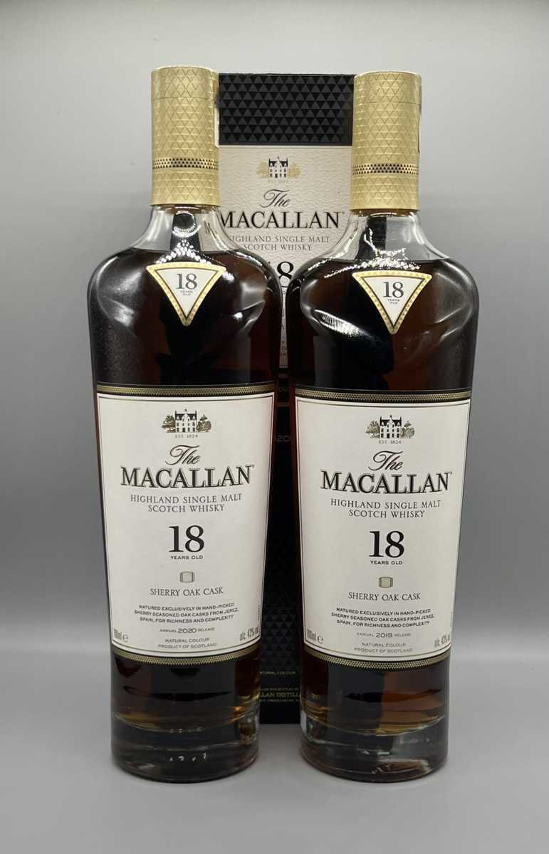 未開栓 The MACALLAN 18YEARS OLD 2020マッカラン 箱付き The MACALLAN