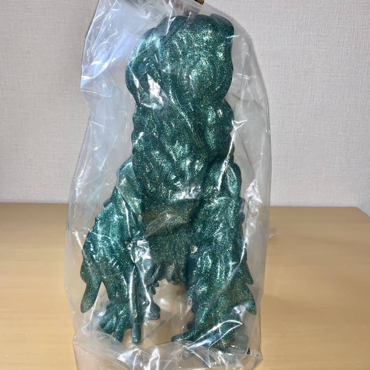 ヘドラ 450 Green Gold Silver Glitter Blank ver. 無彩色 ラメ 怪獣