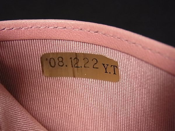 1円 CHANEL シャネル ココマーク マトラッセ レザー コインケース 二 ゴールド金具 ブローチ キャビアスキン ラムスキン チェーン 二つ折り ダークネイビー 小銭入れ