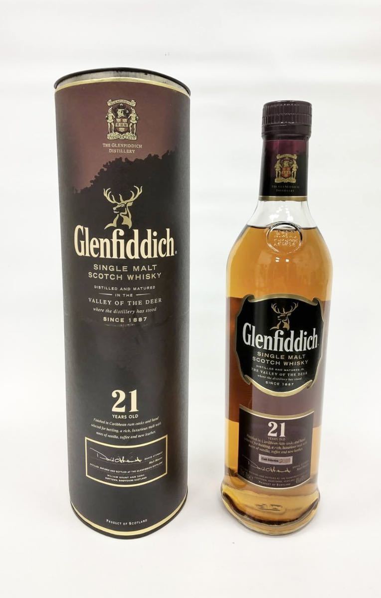 1471 Glenfiddich グレンフィディック 21年 シングルモルト 40% 700ml