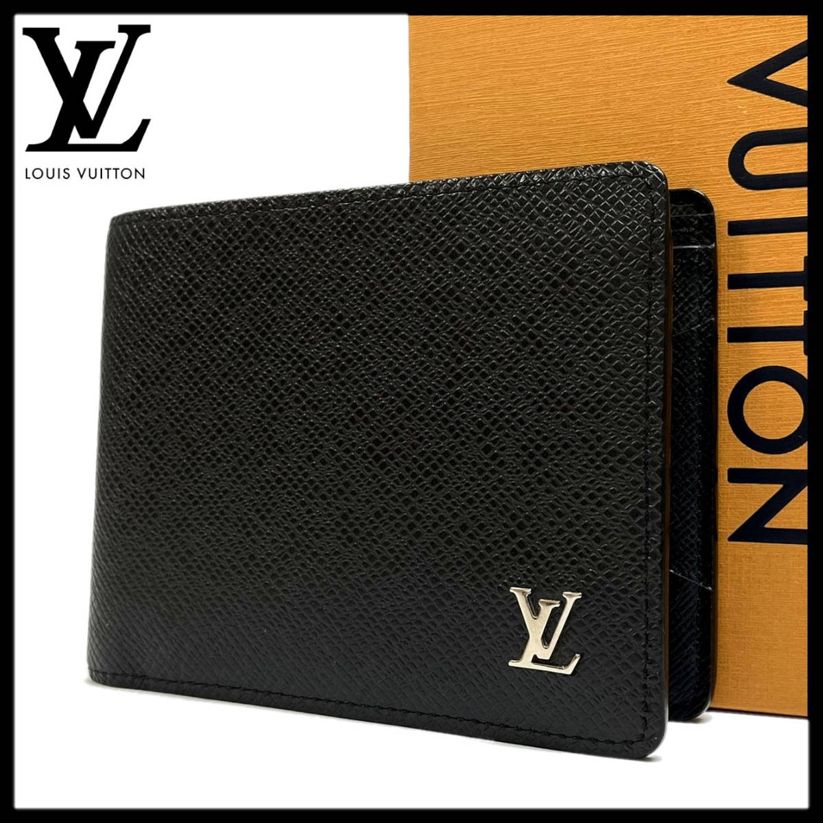 ☆美品☆ ルイヴィトン タイガ ポルトフォイユ ミュルティプル 折り  