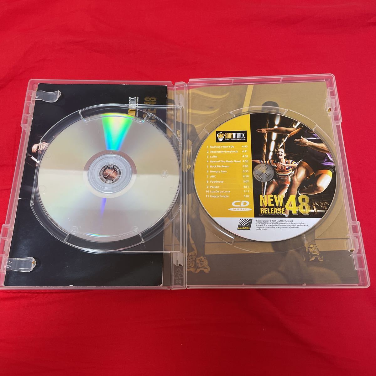 ボディアタック CD DVD Les Mills レスミルズ 英語テキスト LESMILLS