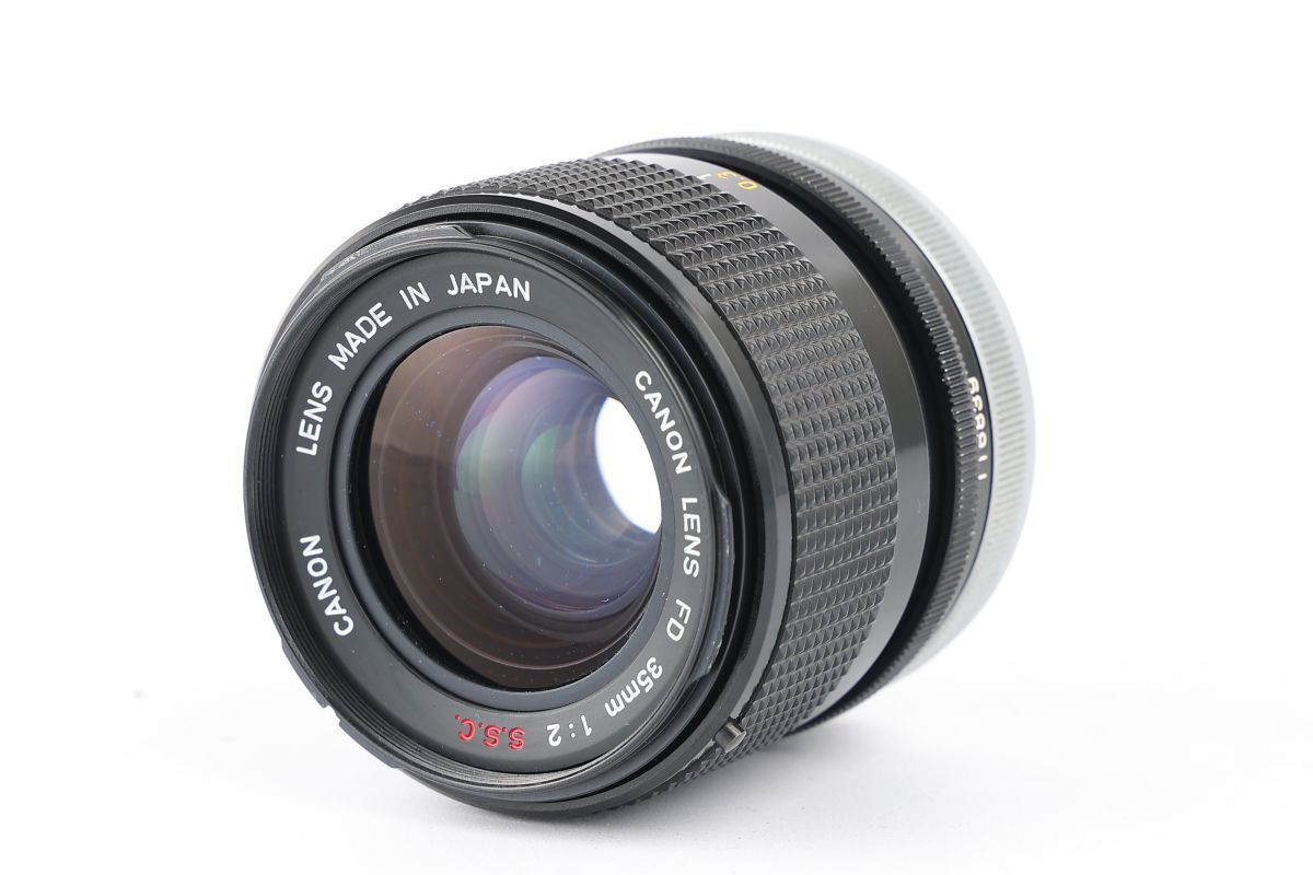 00761cmrk Canon FD 35mm F2 S.S.C 単焦点 広角レンズ FDマウント 