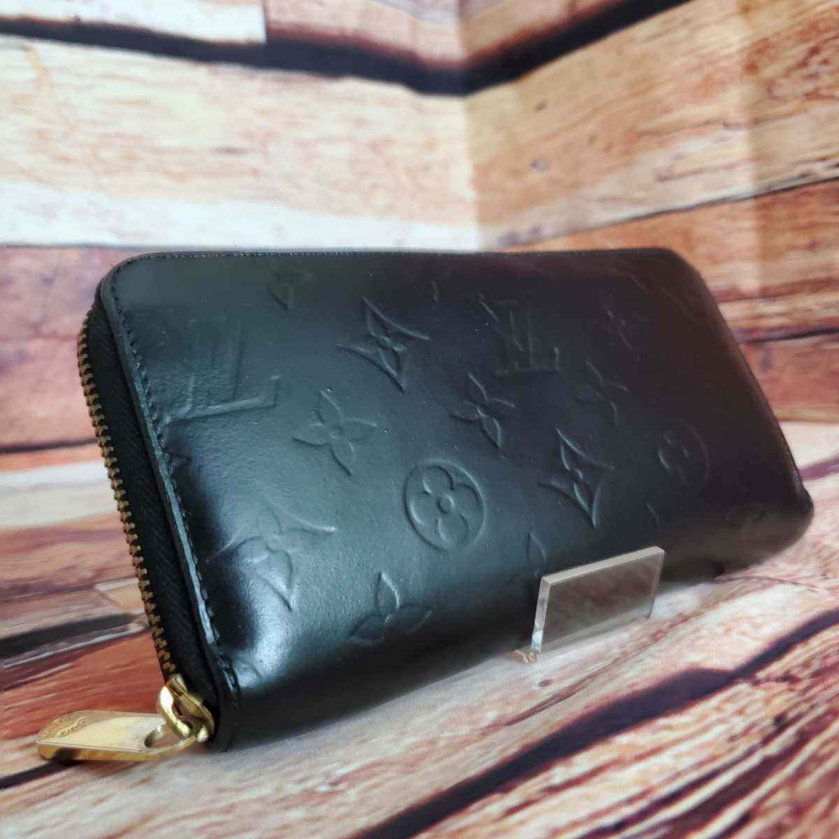 1円 ☆極美品☆ 【A518】 ルイヴィトン ヴェルニ ジッピーウォレット 