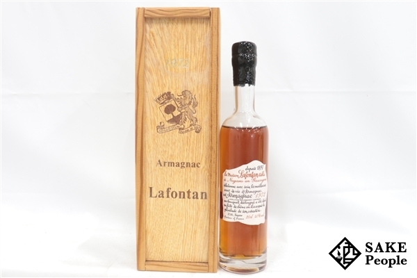 ◇注目! ラフォンタン 1972 200ml 40% 木箱 アルマニャック ［1972］年