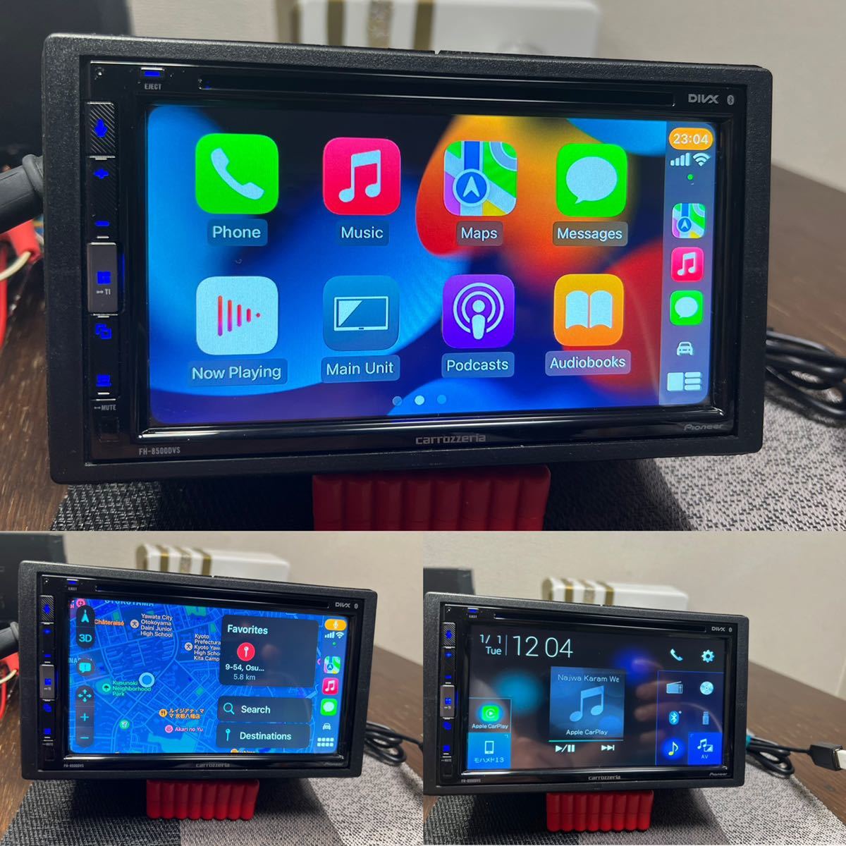 カロッツェリア FH-8500DVS DVD CD Bluetooth USB パイオニアFH