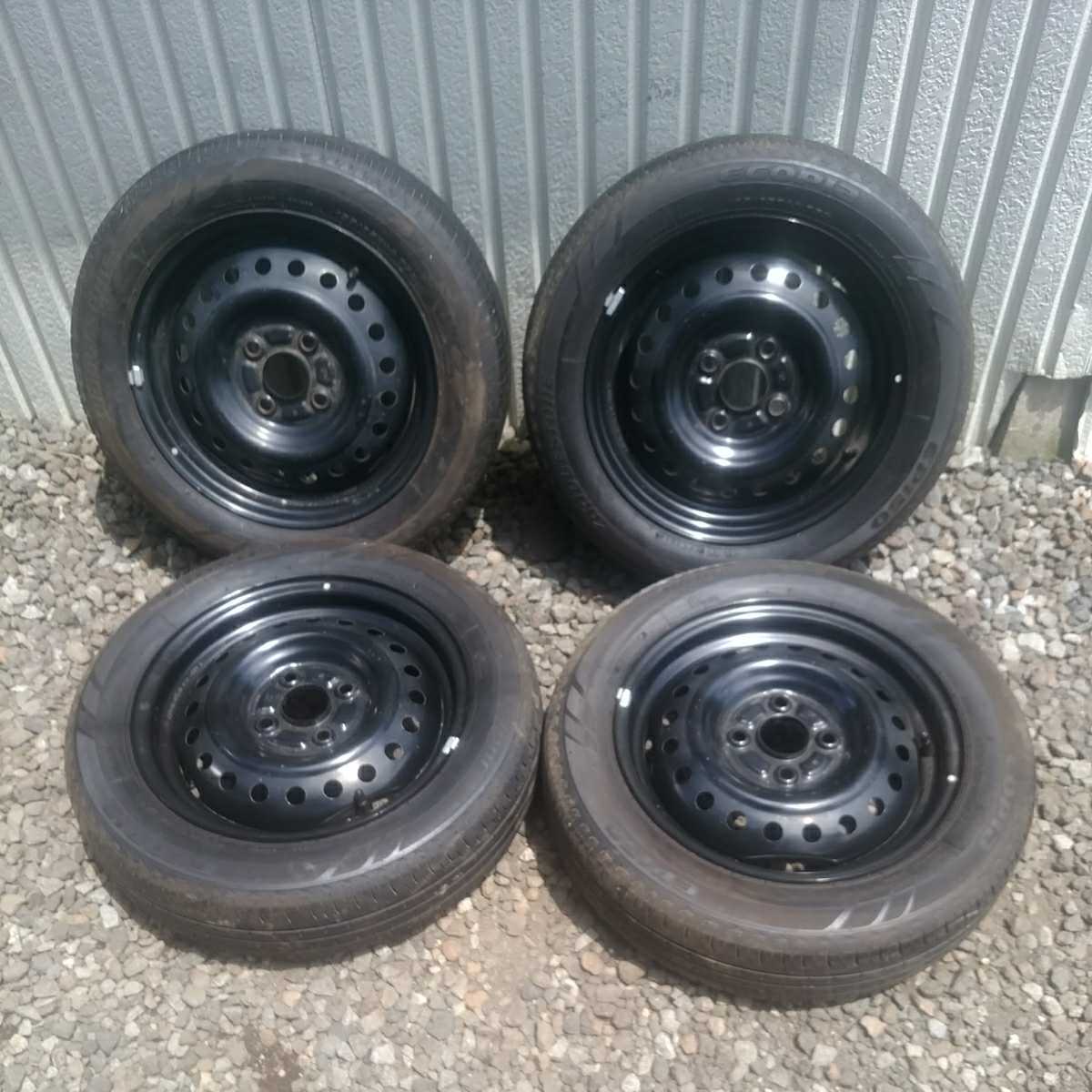 155/65R14 ブリヂストン ECOPIA EP150 4.5JX14 4本 中古 BSエコピア
