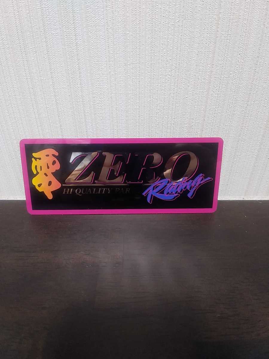 ZERO レーシングサービスゼロ ステッカー チャンバー マフラー ZX ZR 
