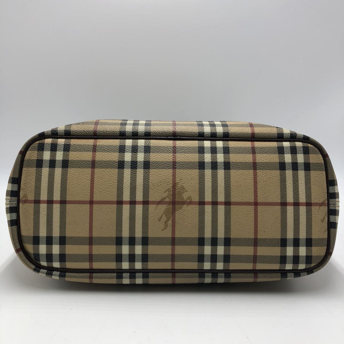 1円『極美品』 BURBERRY LONDON トートバッグ ノバチェック シャドー 