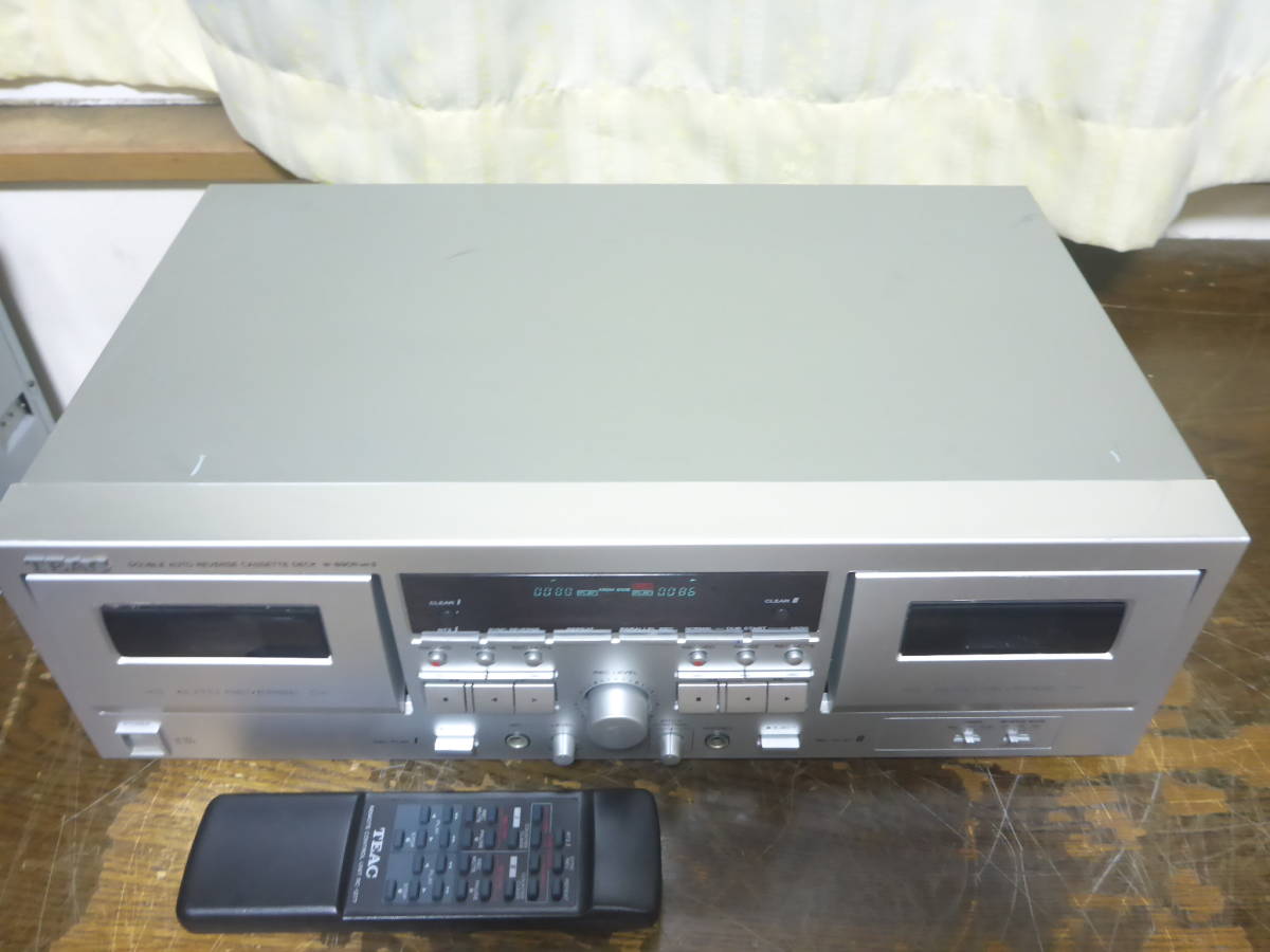 ★TEAC W-890R MKⅡ　録る聴く演奏する！を快適にBGMカセットデッキ TEAC W-890R MKⅡ Wカセットレコーダー ティアック 録音・再生