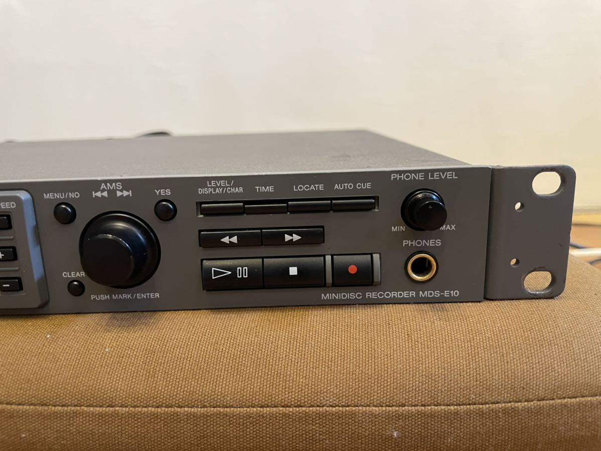 SONY ソニー MDS-E10 MD レコーダー プレーヤー リモコン(未使用)、取