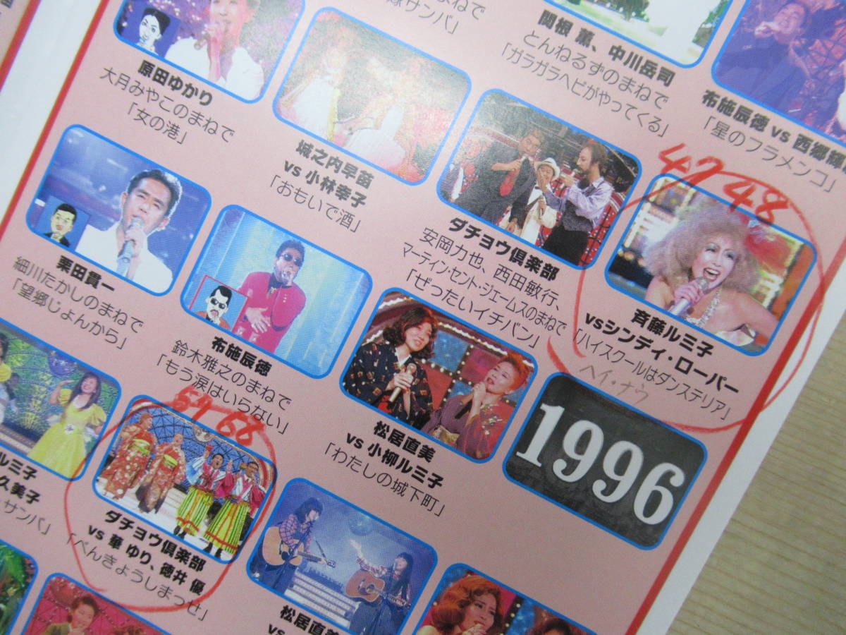 P65 DVD オールスター爆笑ものまね紅白歌合戦DVDスペシャル 1