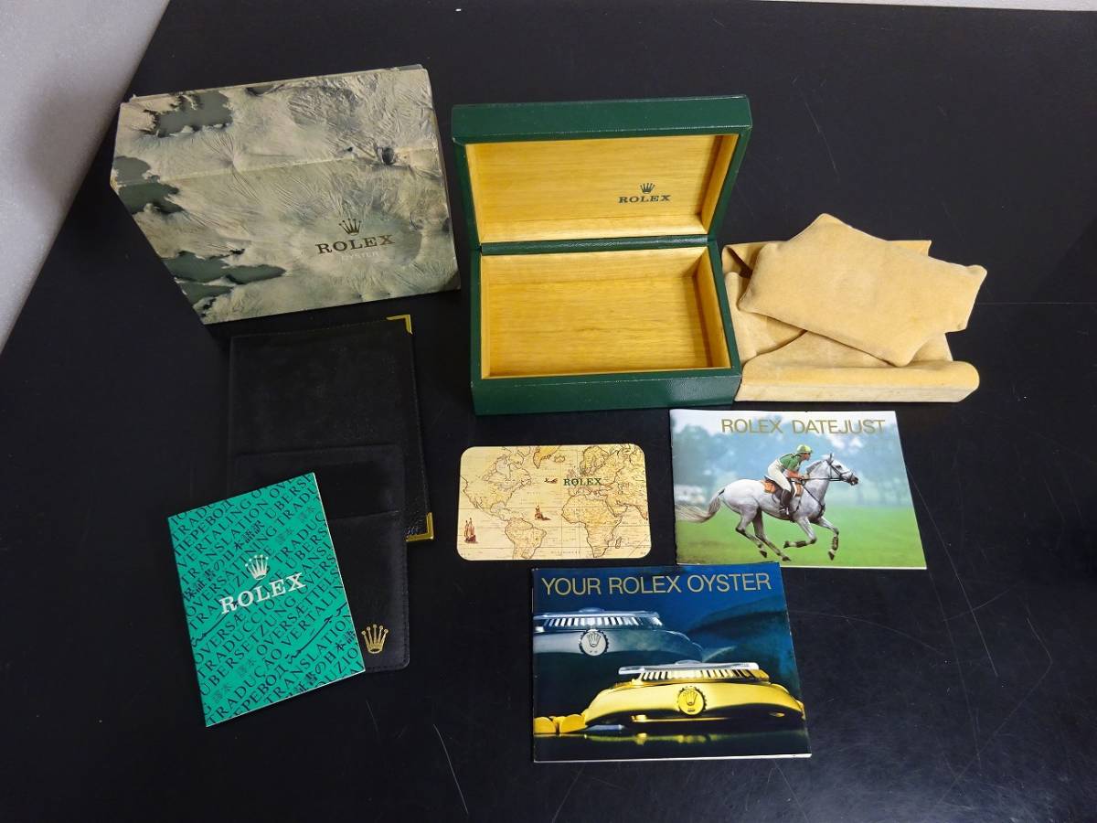 現状品 ROLEX/ロレックス 空箱 外箱 内箱 冊子 当時カレンダー レザー 