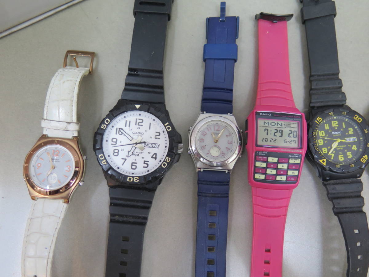 1円～△♪CASIO カシオ 腕時計 いろいろまとめて 計31点 いろいろまとめて