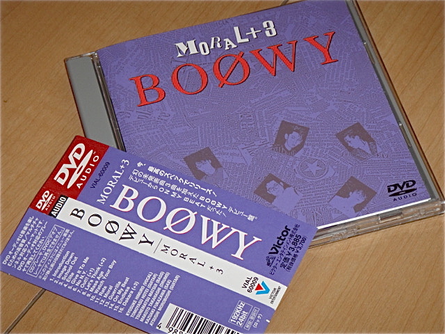 MORAL+3 / BOOWY (DVD AUDIO版) DVD AUDIO/MORAL+3/BOOWY/氷室京介/布袋寅泰/COMPLEX 中古高音質SHM-CD