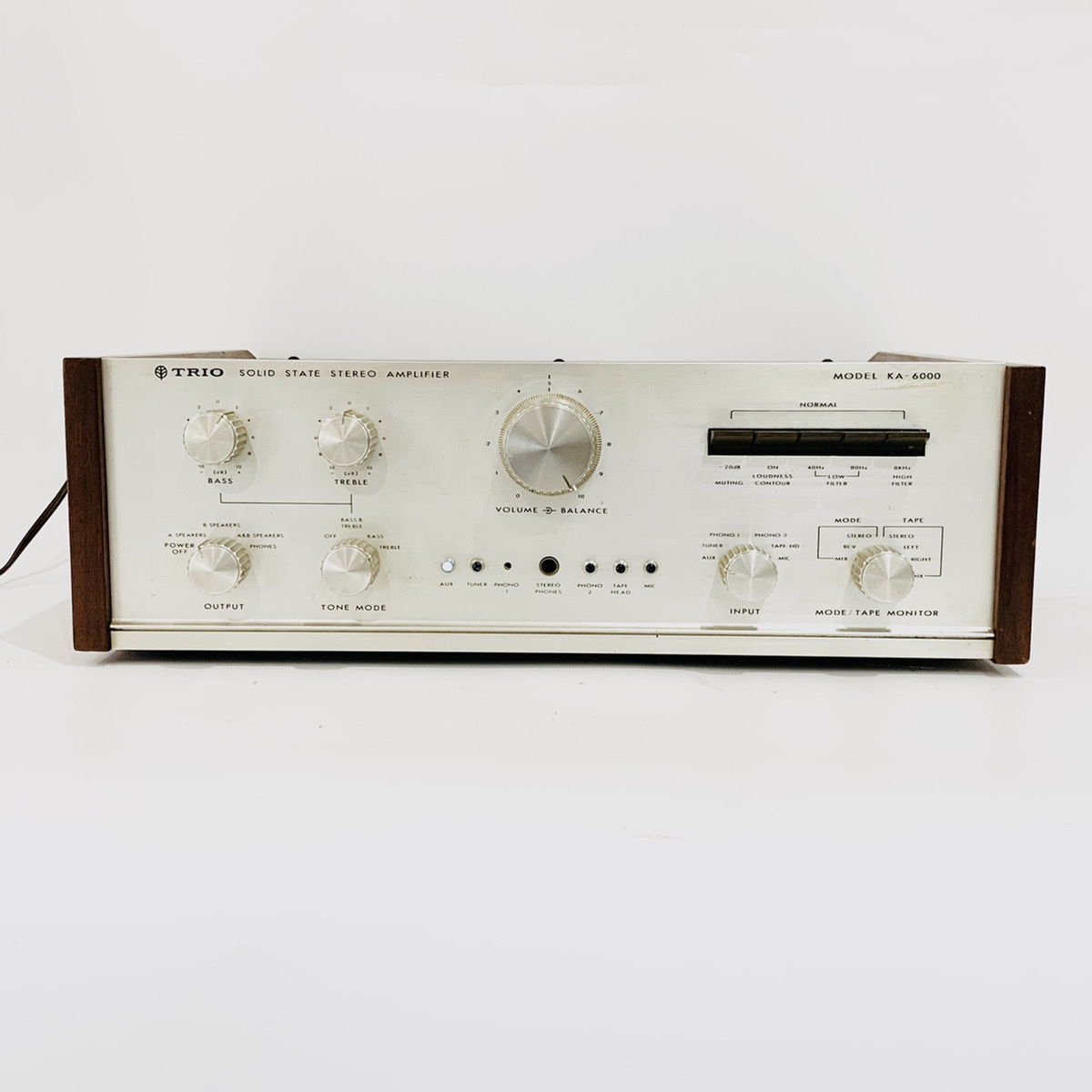 TRIO KA-6000 プリメインアンプ KA-6000 プリメインアンプ トリオ