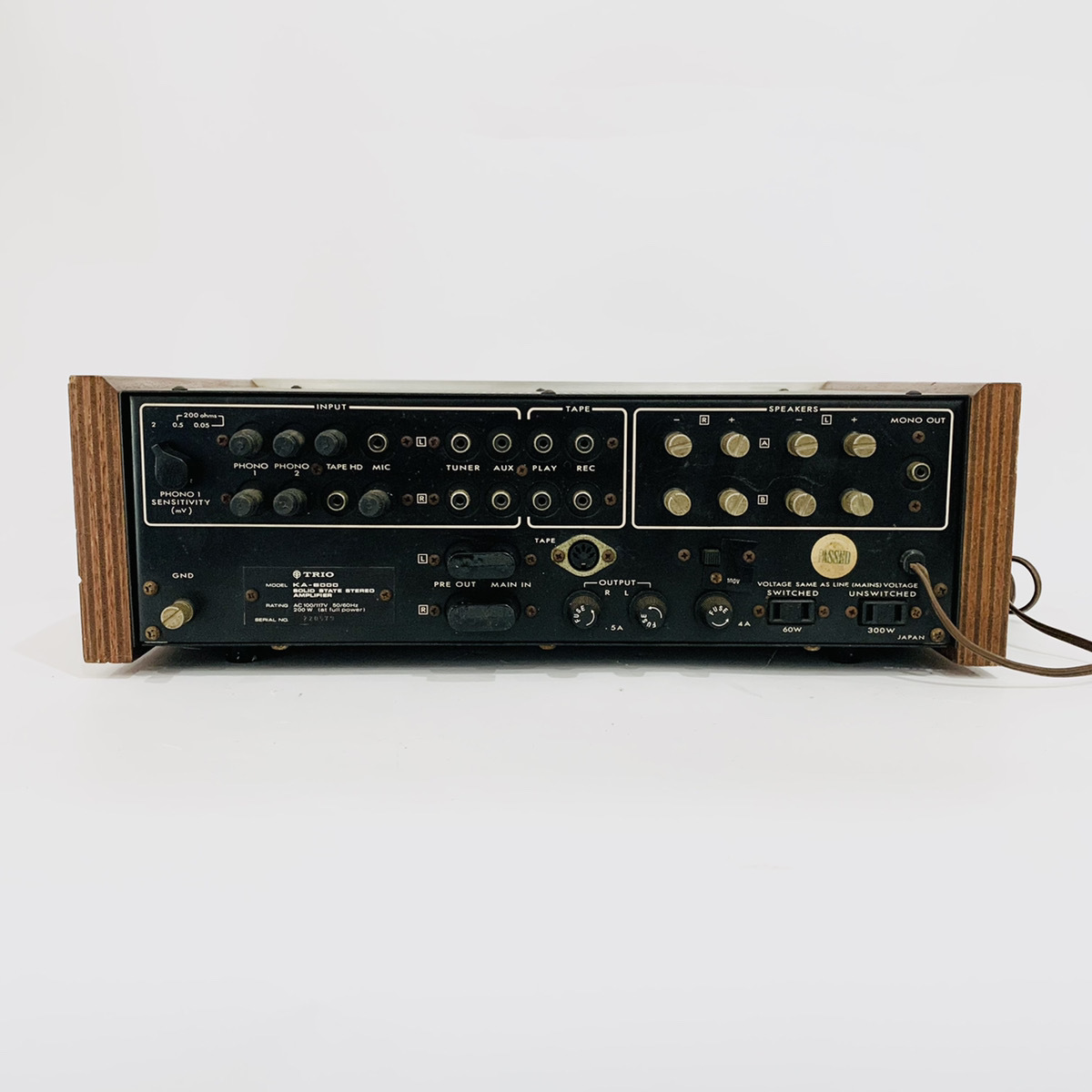 TRIO KA-6000 プリメインアンプ KA-6000 プリメインアンプ トリオ
