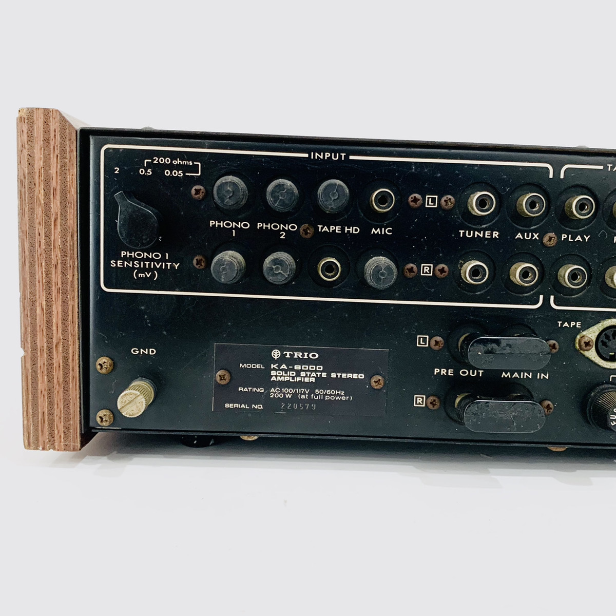 TRIO KA-6000 プリメインアンプ KA-6000 プリメインアンプ トリオ