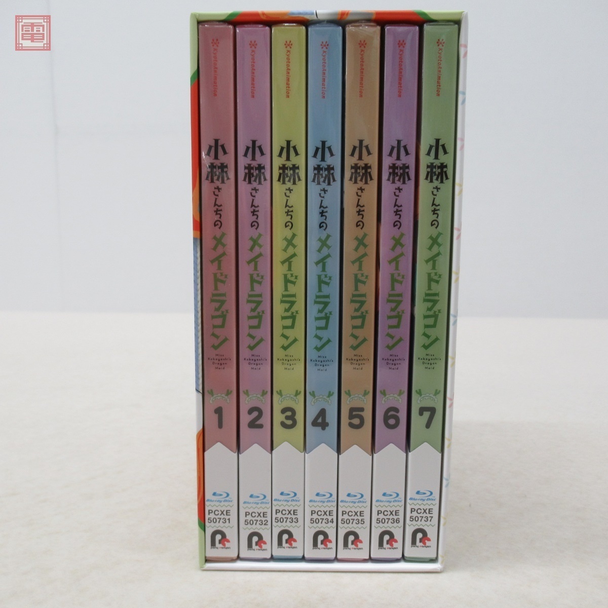 未開封 Blu-ray 小林さんちのメイドラゴン 全7巻セット 全巻収納BOX付