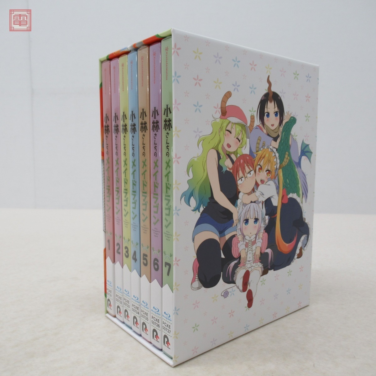 未開封 Blu-ray 小林さんちのメイドラゴン 全7巻セット 全巻収納BOX付