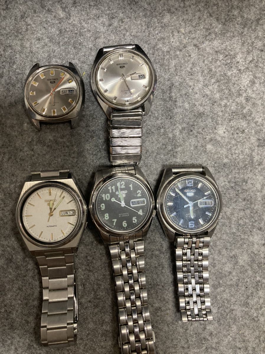 ⑥ SEIKO セイコー 5 自動巻き 23石 21石 メンズ腕時計 中古 【公式通販】