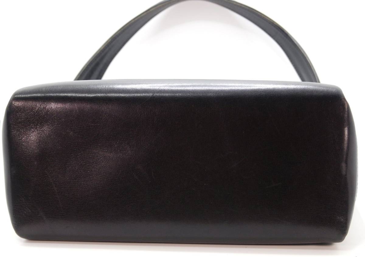GUCCI オールドグッチ バッグ レザー 黒 ターンロック GUCCI オールド 