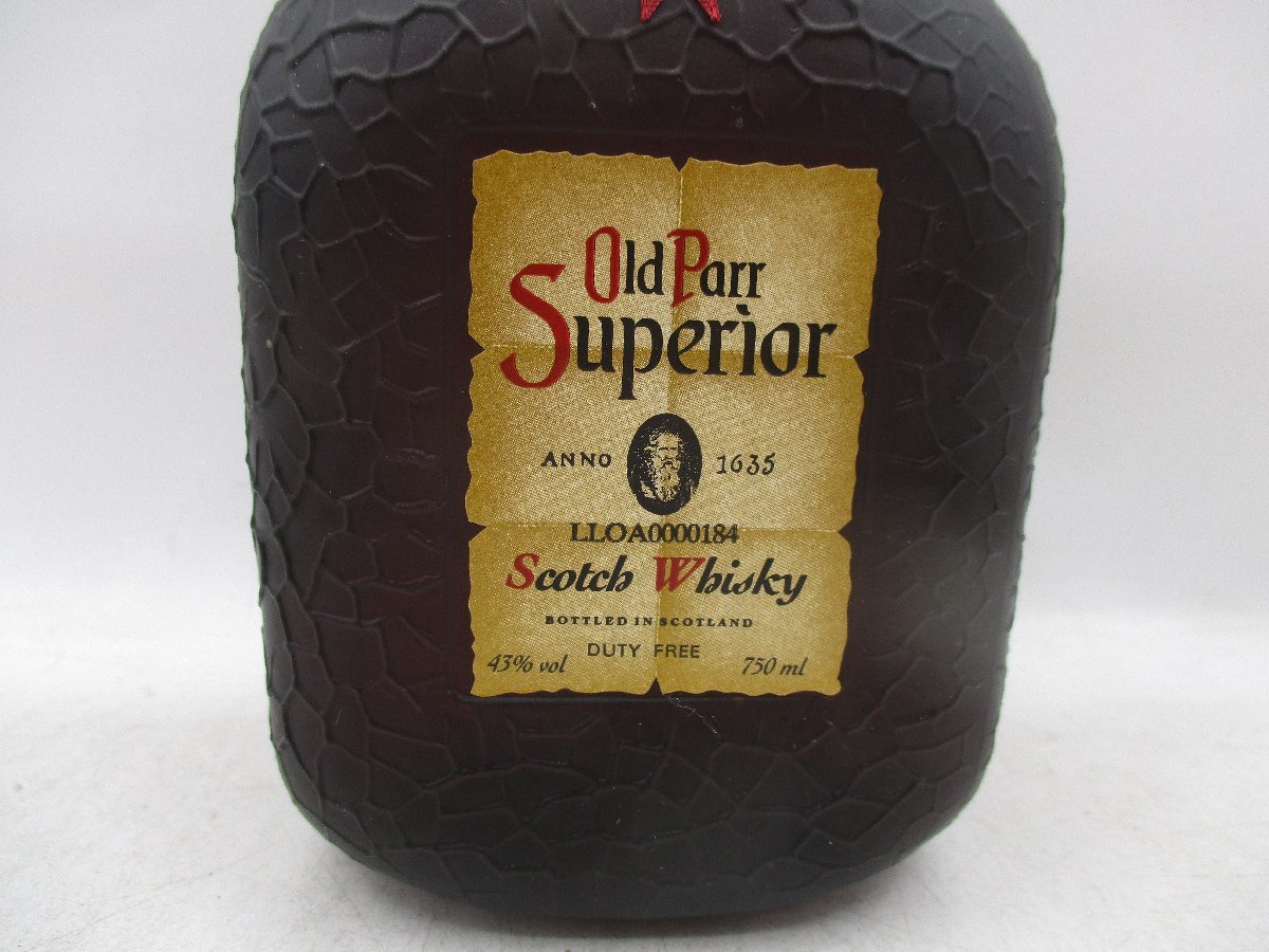 同梱OK商品】Old Parr SUPERIOR オールドパー スペリオール スコッチ 