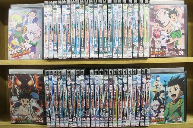 人気SALE，低価 DVD HUNTER×HUNTER ハンターハンター 全49巻 レンタル