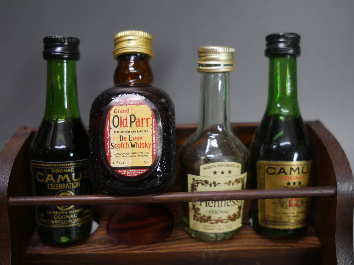 ◇古酒 ウィスキー ブランデー 他 ミニボトル 計26本まとめて 未開栓
