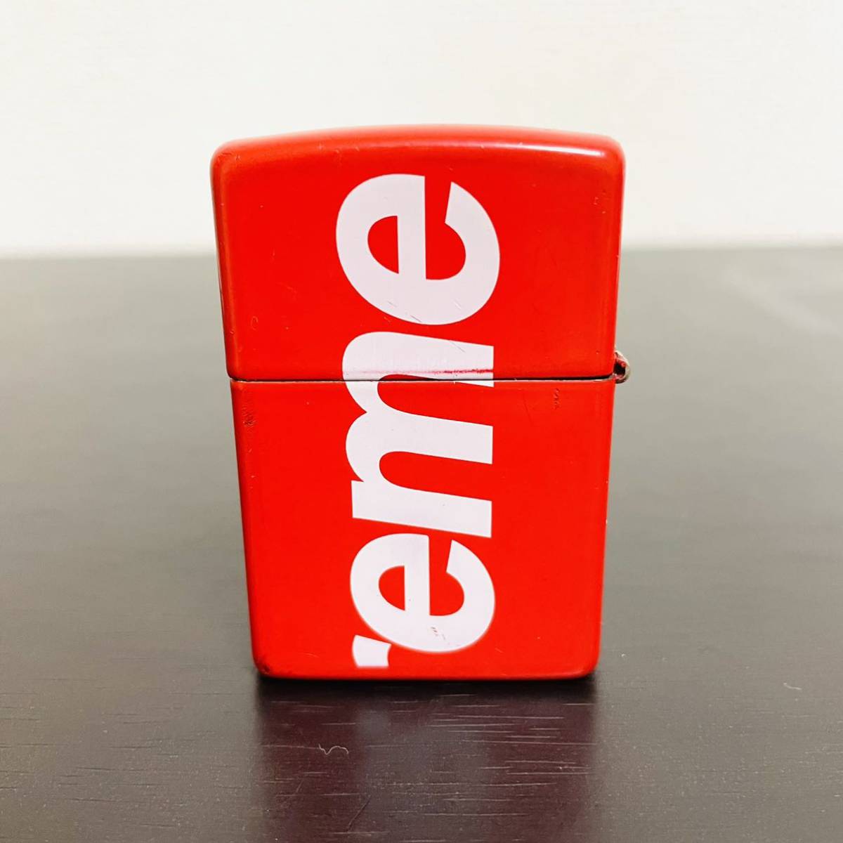 Supreme Logo Zippo Red White 21ss 赤 ロゴ ジッポ ライター ボックス 