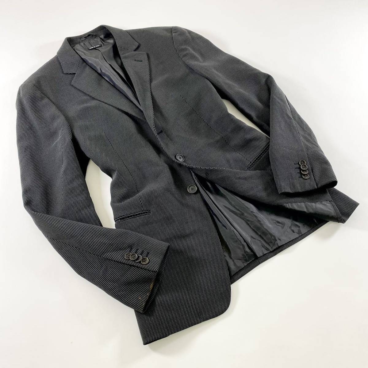 新作，低価 Ag1 イタリア製 GIORGIO ARMANI ジョルジオアルマーニ 黒タグ BORGONUOVO21 テーラードジャケット シルク混 総柄 XL相当 メンズ 紳士服(テーラードジャケット、ブレザー)｜売買されたオークション情 男性用