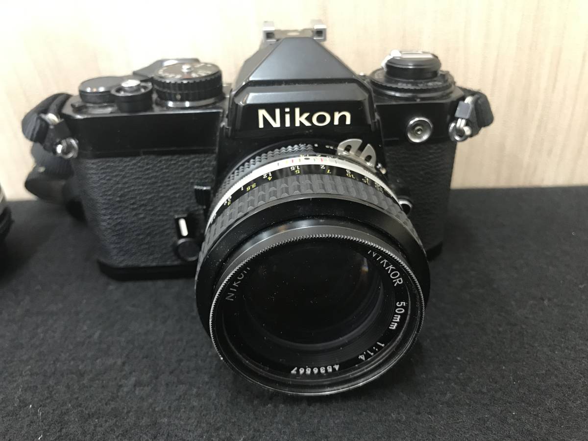 2206272☆中古品 ニコン NIKON FE フィルムカメラ（1：1.4 50mm