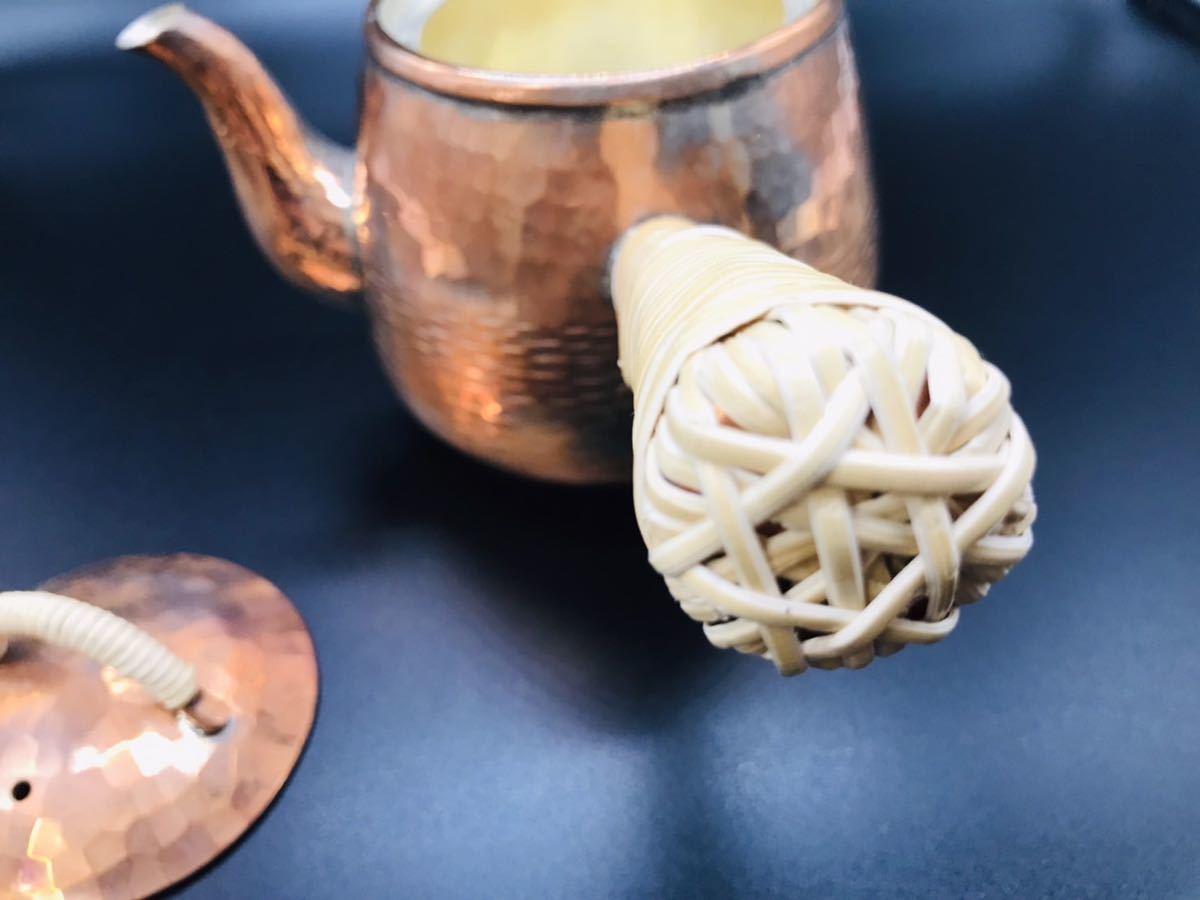 銅製 草花紋 茶道具 水差し やかん レトロ 【公式通販】