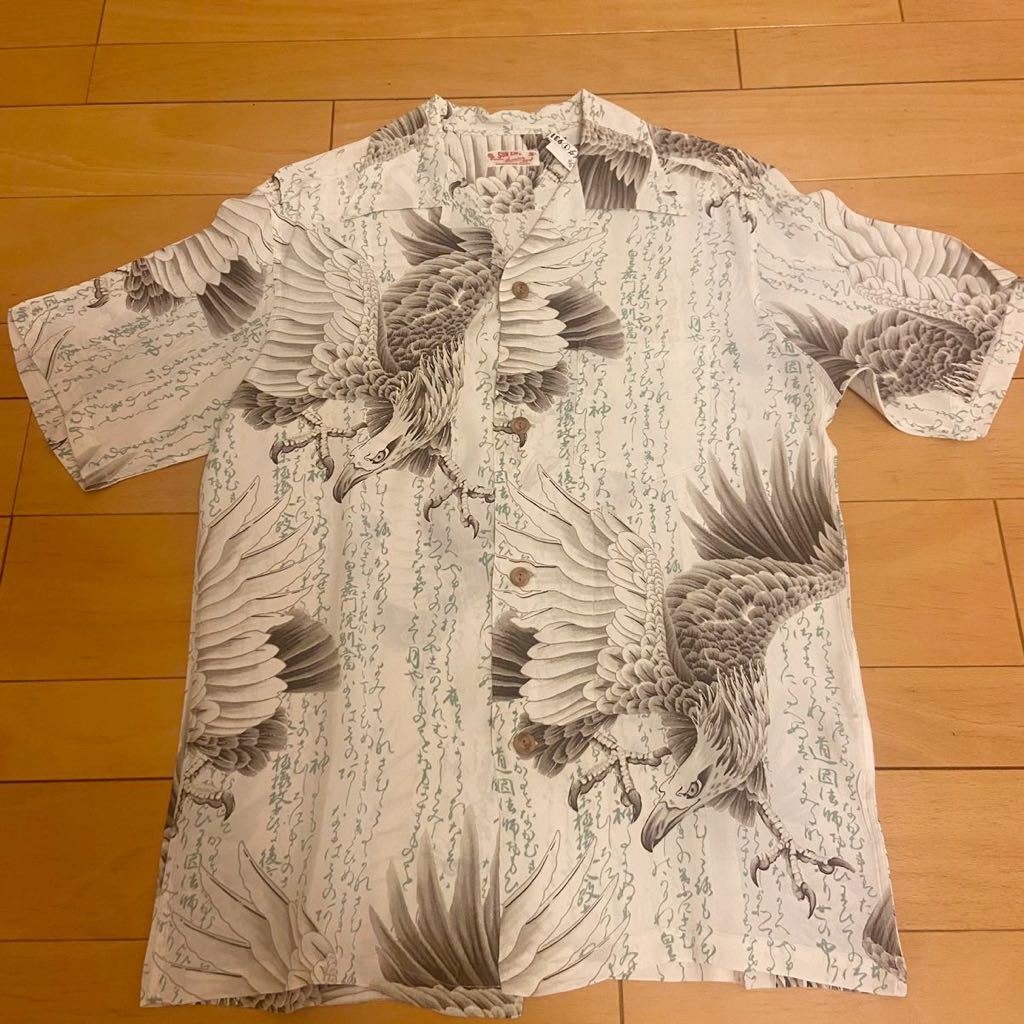 美品クリーニング済★東洋 SUNSURF サンサーフ アロハシャツ SS33885 和柄　総柄　Mサイズ　レーヨン サンサーフ アロハシャツ SUN Sun クリーニング済☆東洋 東洋エンタープライズ