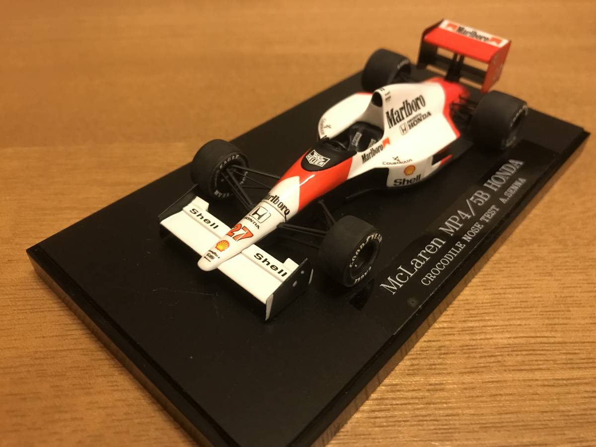 1/43完成品 TAMEO改造 マクラーレン・ホンダ MP4/5B #27 A.セナ 