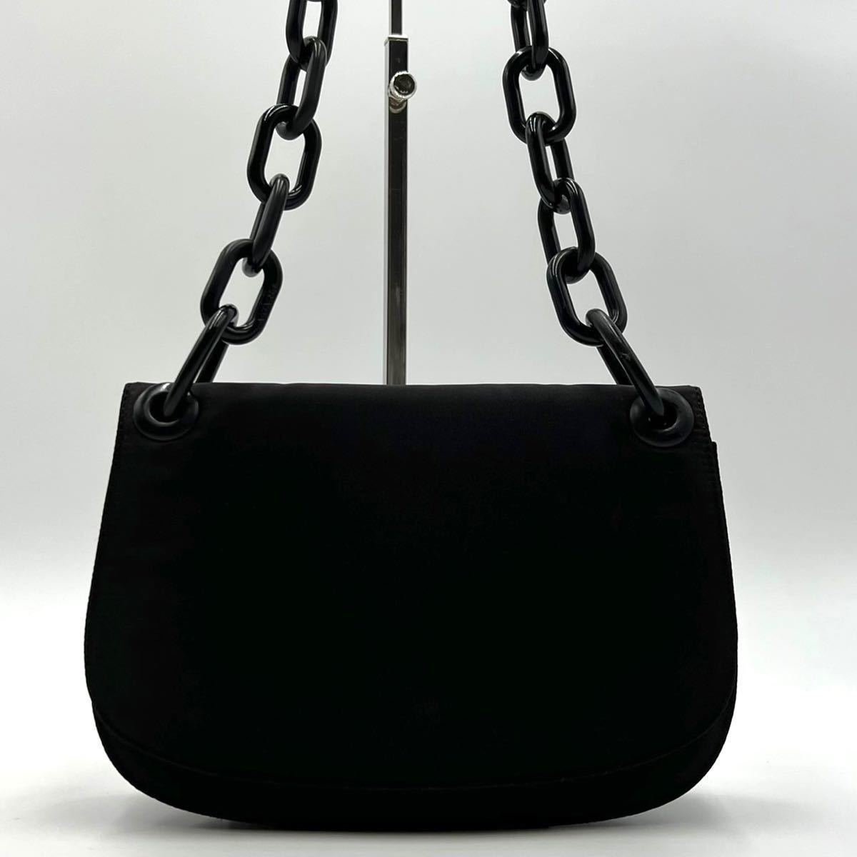 プラダ ショルダーバッグ PRADA レザー 1円～ 最高級 ポシェット 専門 