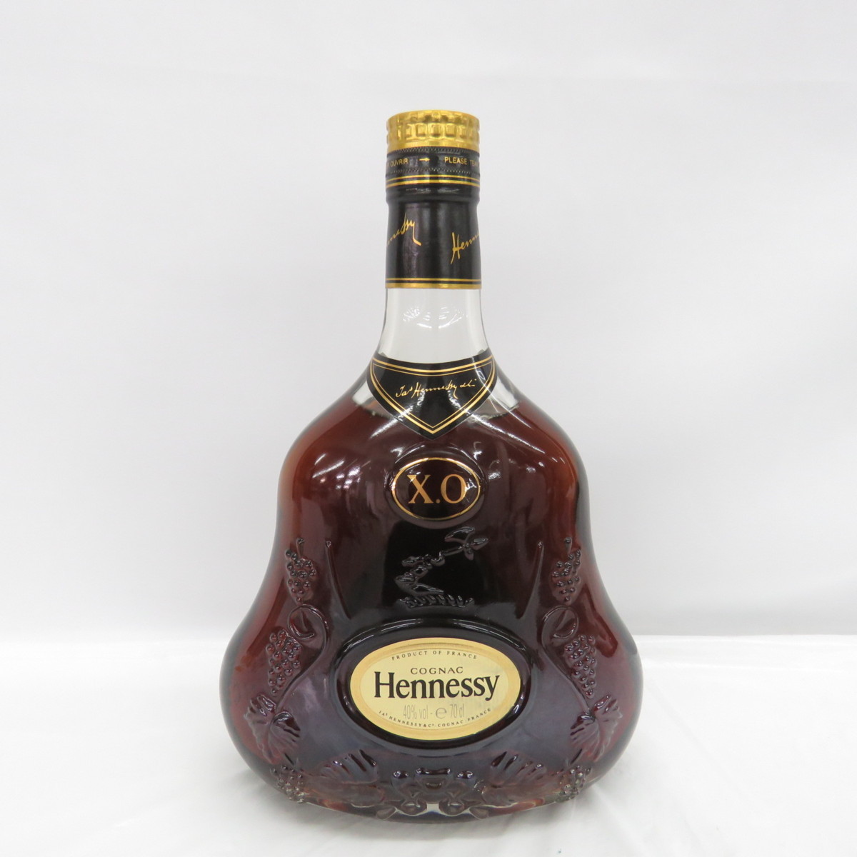  未開栓 Hennessy ヘネシー XO 金キャップ クリアボトル ブランデー 700ml 40% 11042335(ヘネシー)｜売買されたオークション情報、yahooの商品情報をアーカイブ公開 - オークファン コニャック