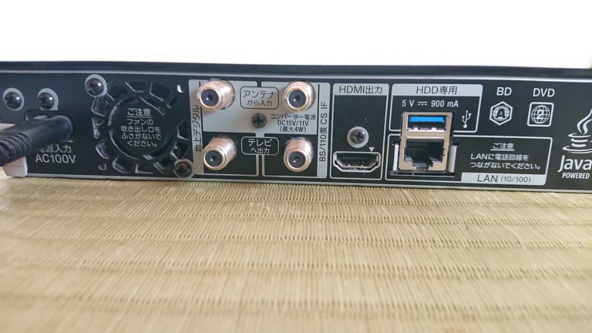 tuj4☆SONY BDZ-ZW1000 HDD 1TB HDD換装済 2番組同時録画