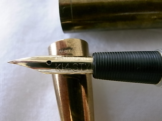 希少 万年筆博士 PARKER デュオフォールド セーラーペン先 14K B