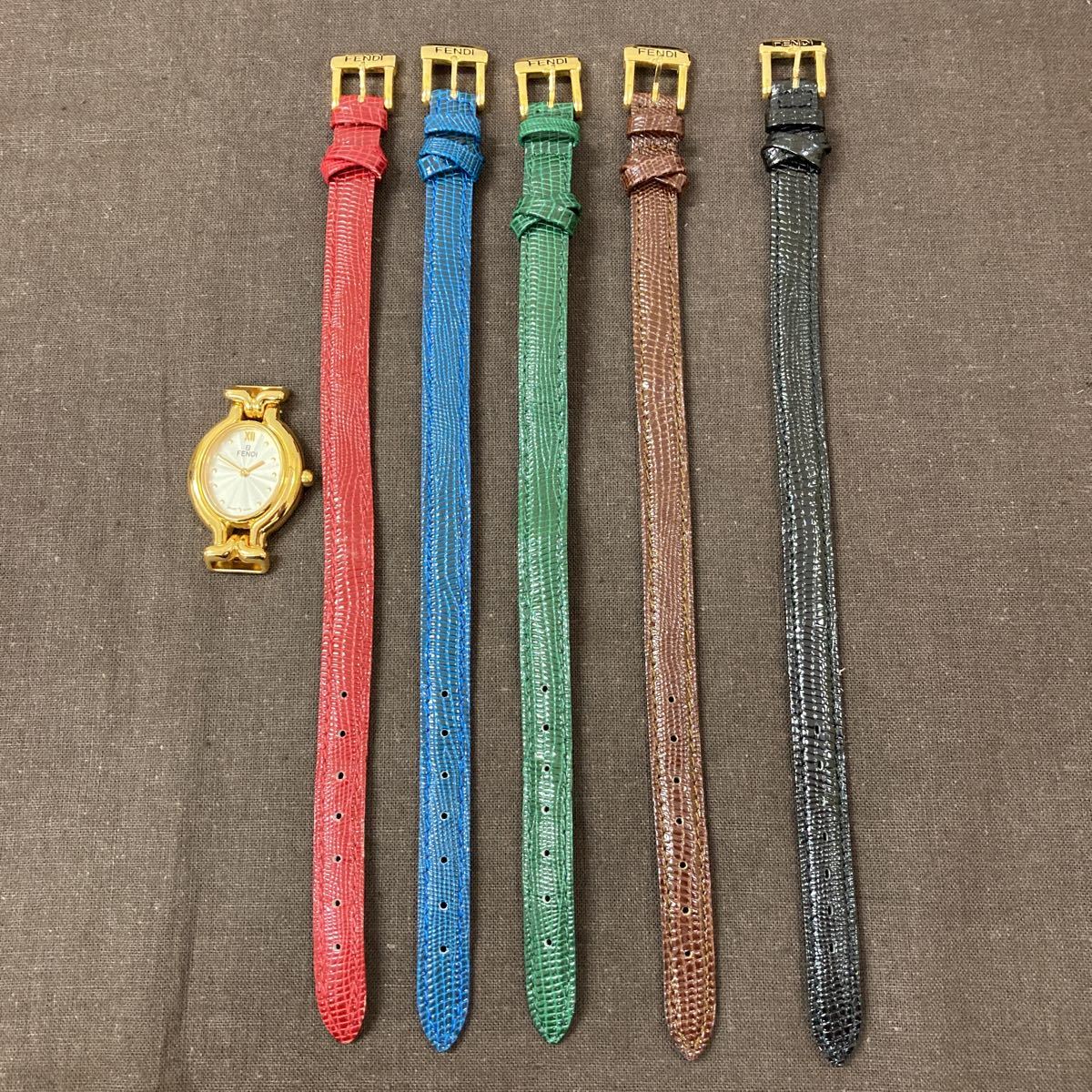 超美品 フェンディ FENDI 4色 チェンジベルト レディース クォーツ