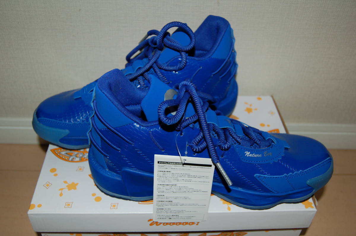 新品未使用】adidas アディダス DAME 7 ブルー FY2807 プロレス リック 
